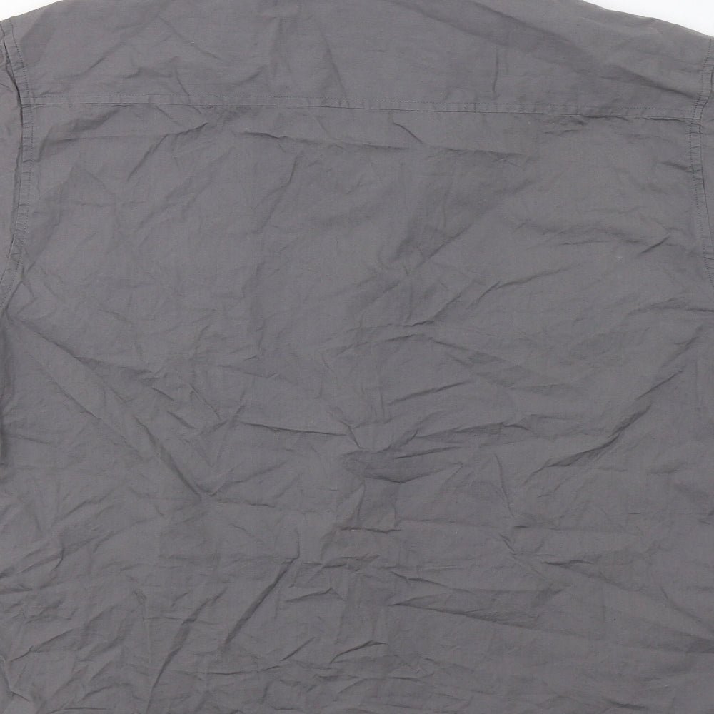 Primark Mens Grey    Button-Up Size M