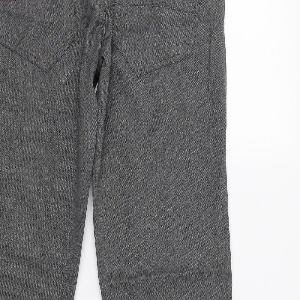 George Mens Grey   Dress Pants Trousers Size 30 L33 in