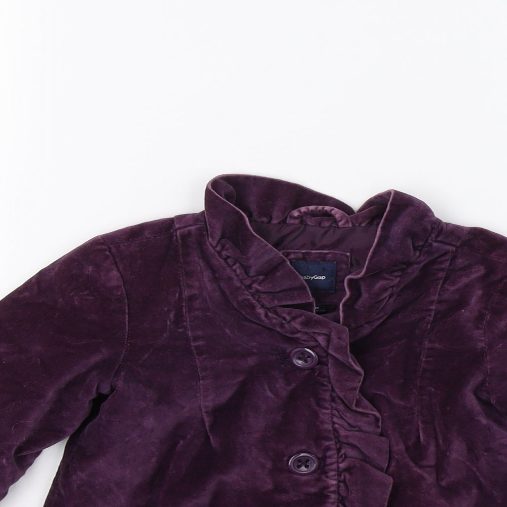 Gap Girls Purple   Jacket Blazer Size 4 Years