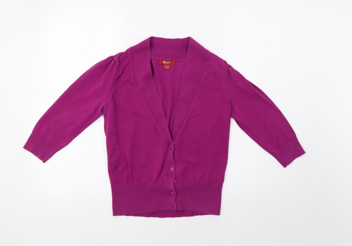 Monsoon Womens Purple   Cardigan Jumper Size 10