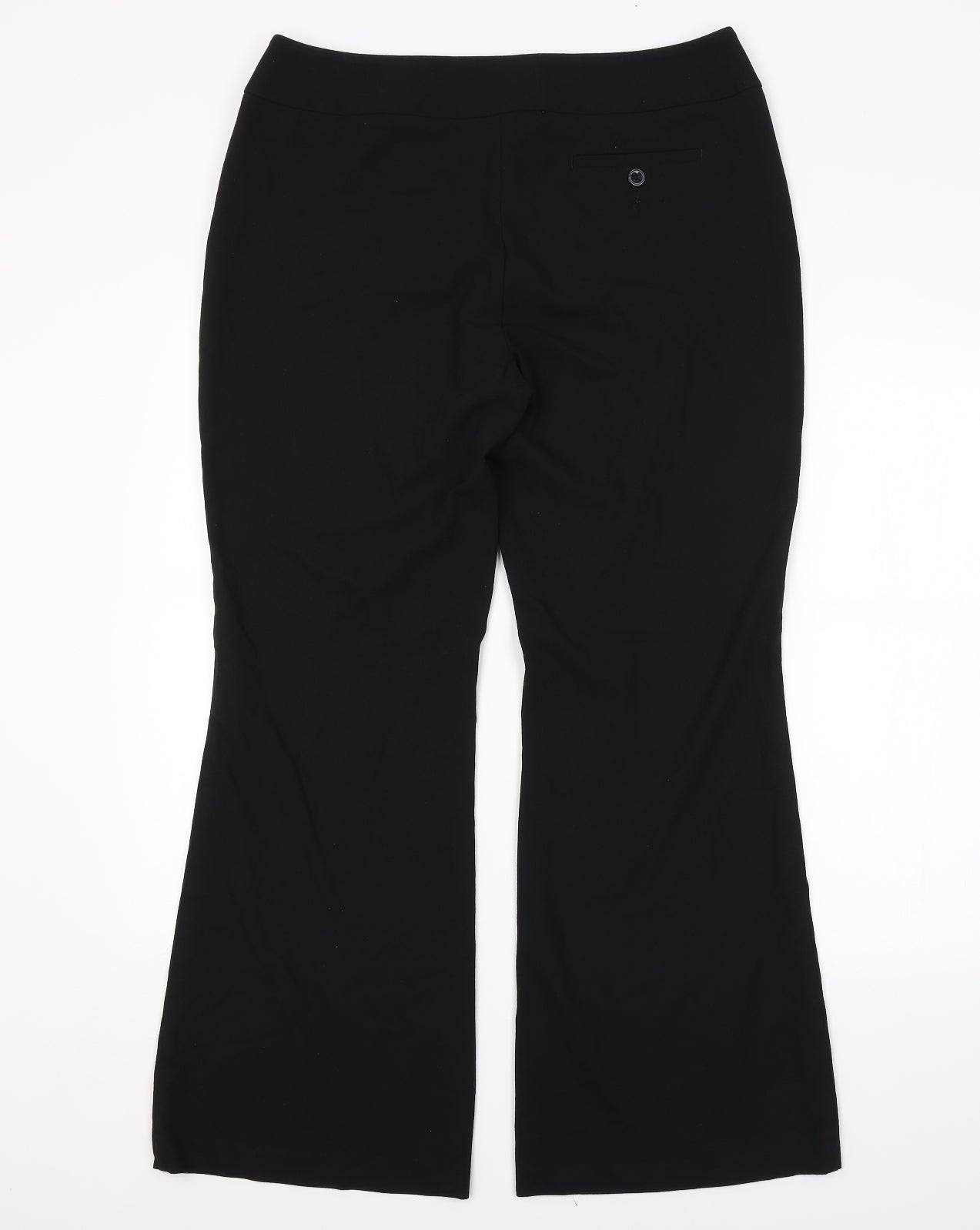 M&S Womens Black   Trousers  Size 16 L29 in