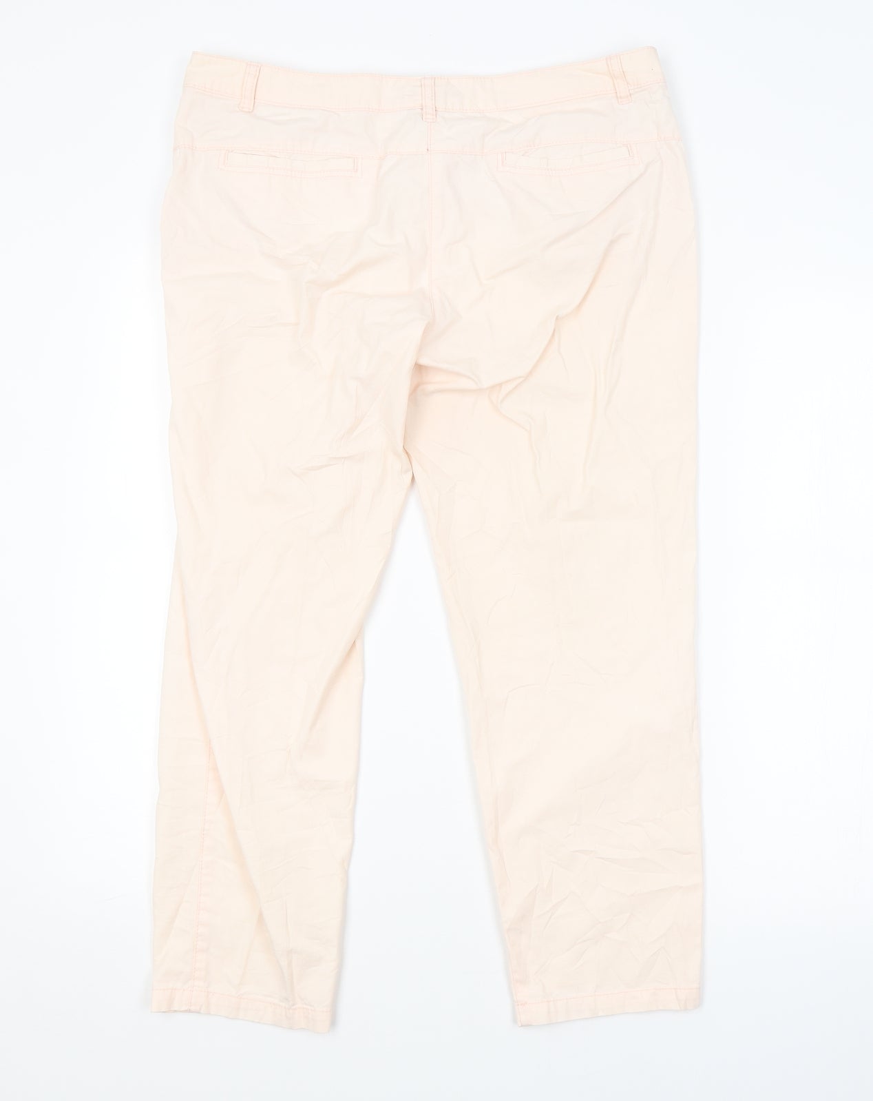 Mango Womens Pink   Trousers  Size 12 L25 in