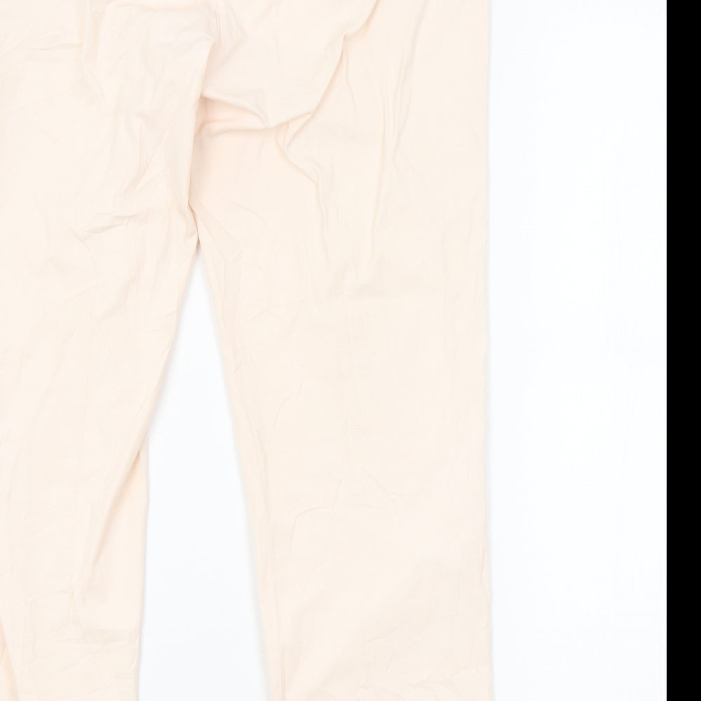 Mango Womens Pink   Trousers  Size 12 L25 in