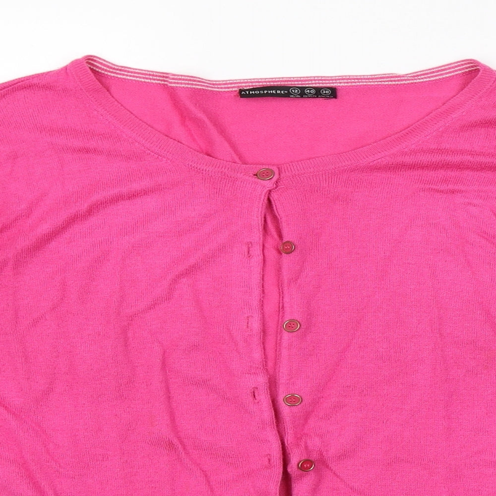 Atmosphere Womens Pink   Cardigan Jumper Size 12