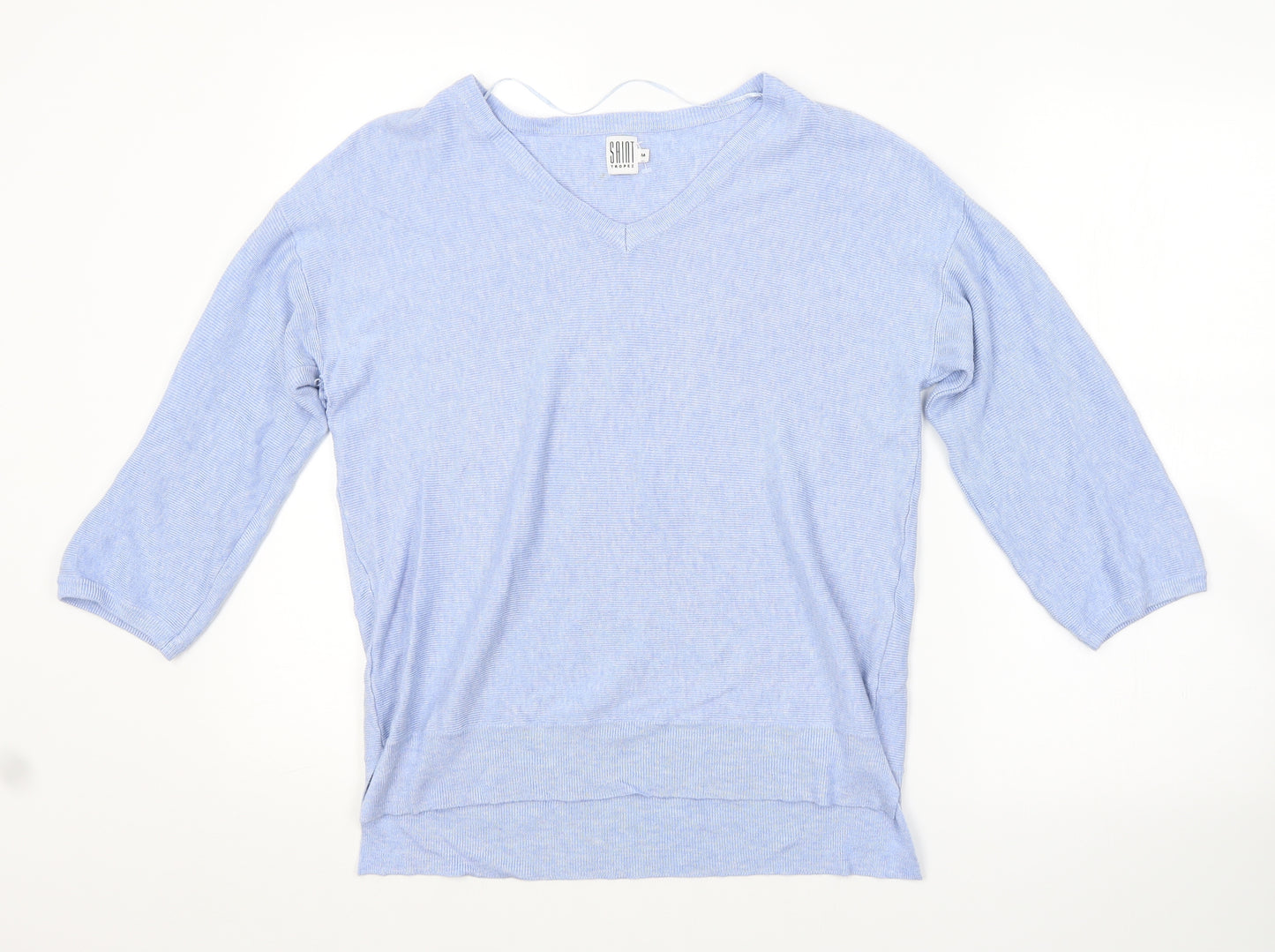 Saint Tropez Clothing Womens Blue   Pullover Jumper Size M