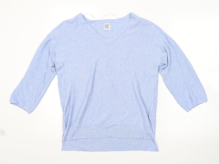 Saint Tropez Clothing Womens Blue   Pullover Jumper Size M