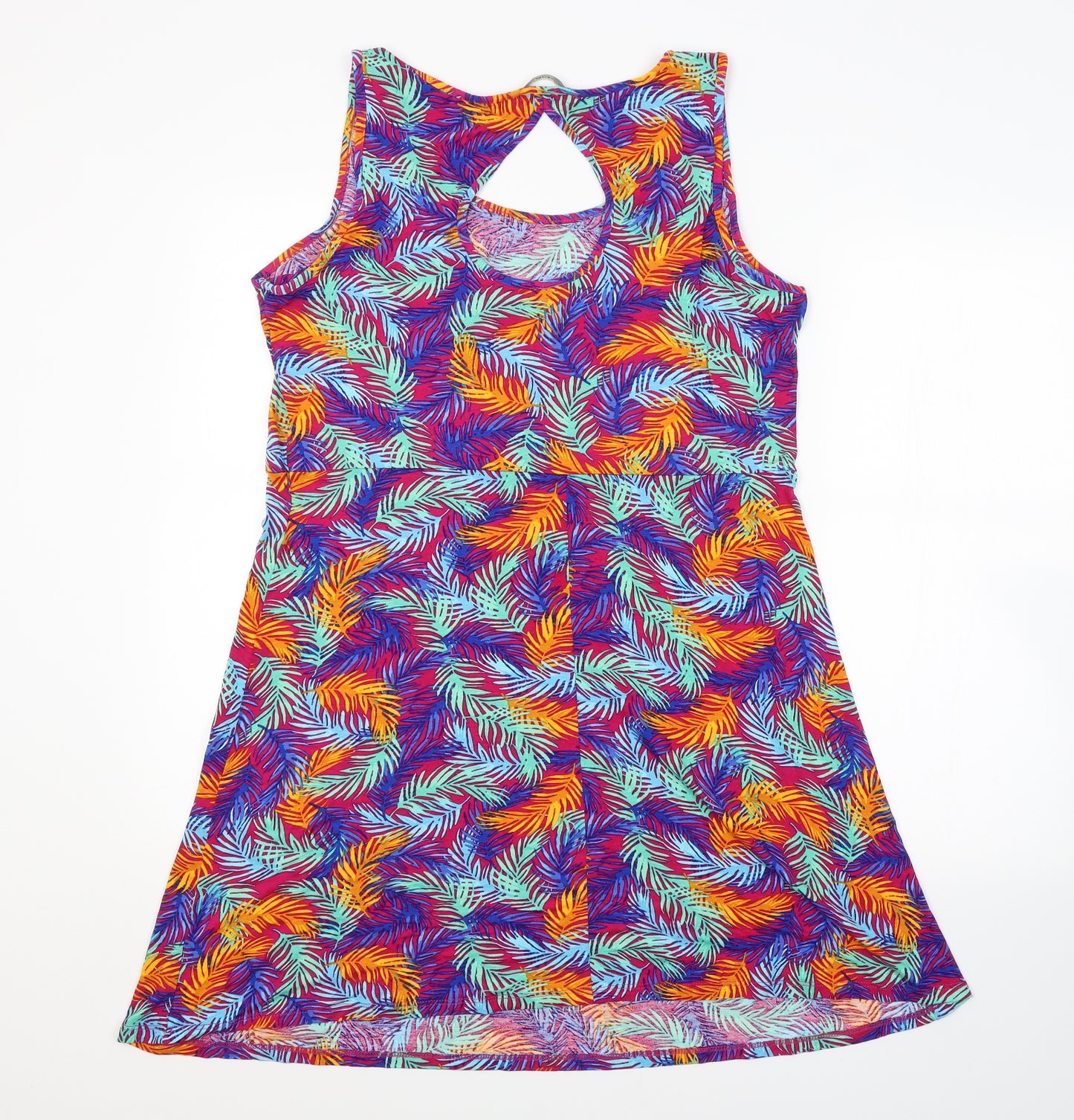 George Womens Multicoloured Floral  Tank Dress  Size 16