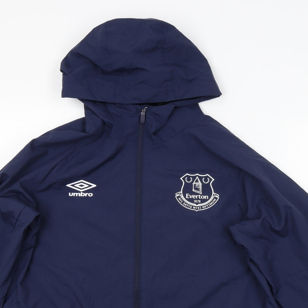 Umbro Womens Blue   Full Zip Hoodie Size S  - EVERTON FC