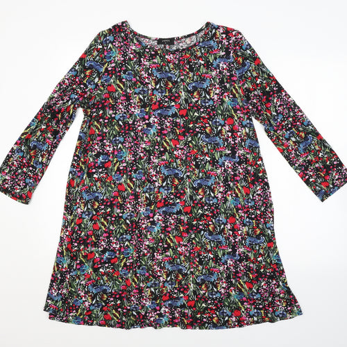 Papaya Womens Multicoloured Floral  A-Line  Size M