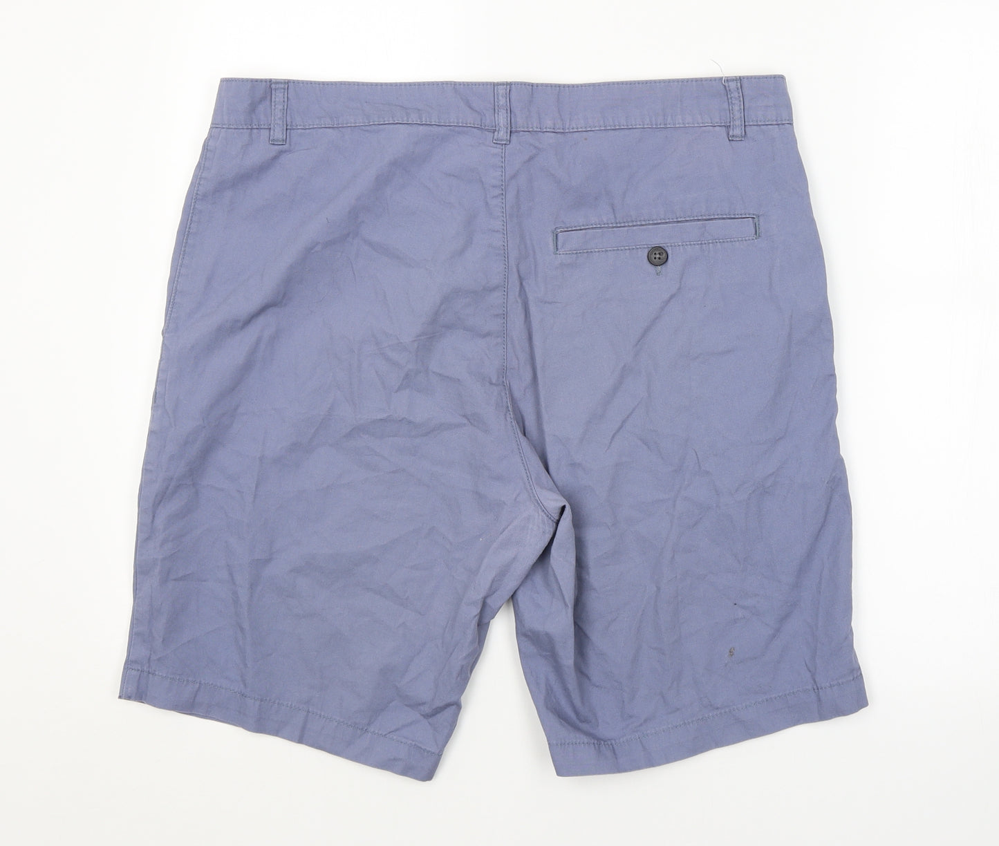 H&M Mens Blue   Chino Shorts Size 32