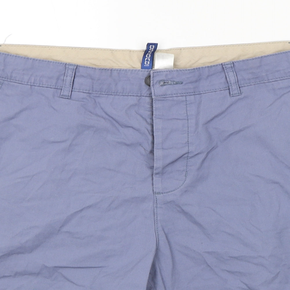 H&M Mens Blue   Chino Shorts Size 32