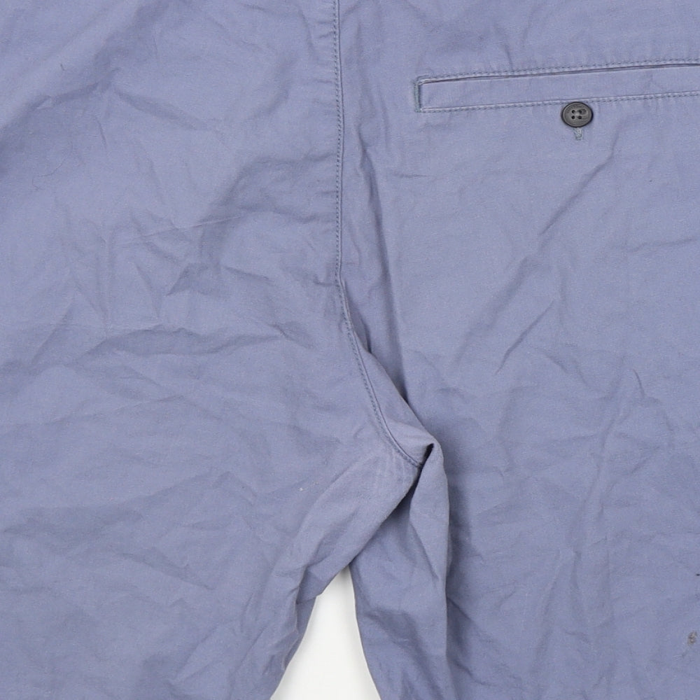 H&M Mens Blue   Chino Shorts Size 32