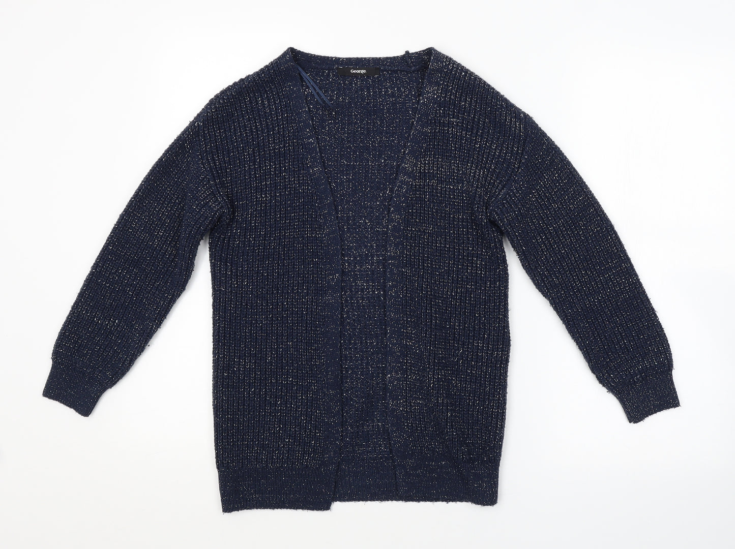 George Girls Blue   Cardigan Jumper Size 7-8 Years