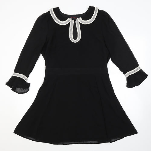 Miss Selfridge Womens Black   A-Line  Size 16