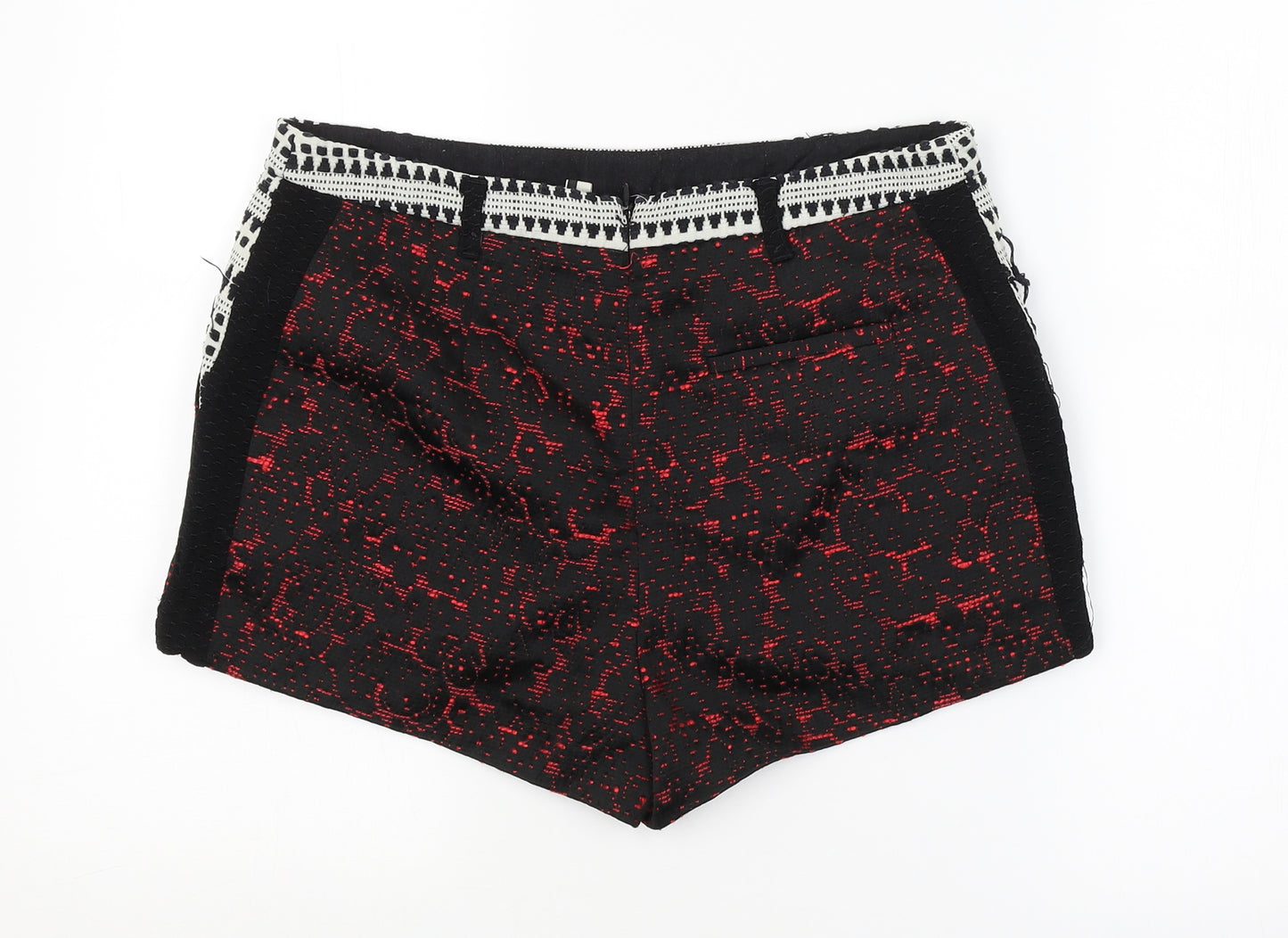 Topshop Womens Black   Hot Pants Shorts Size 12