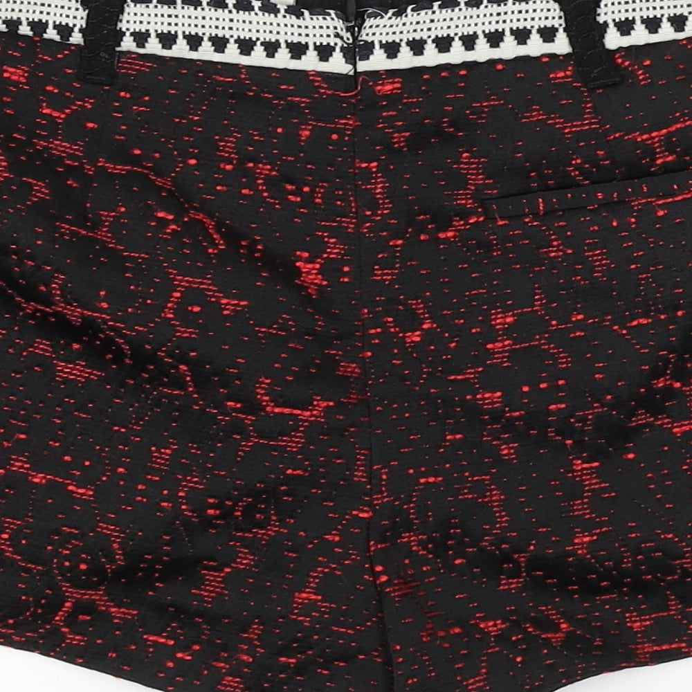 Topshop Womens Black   Hot Pants Shorts Size 12