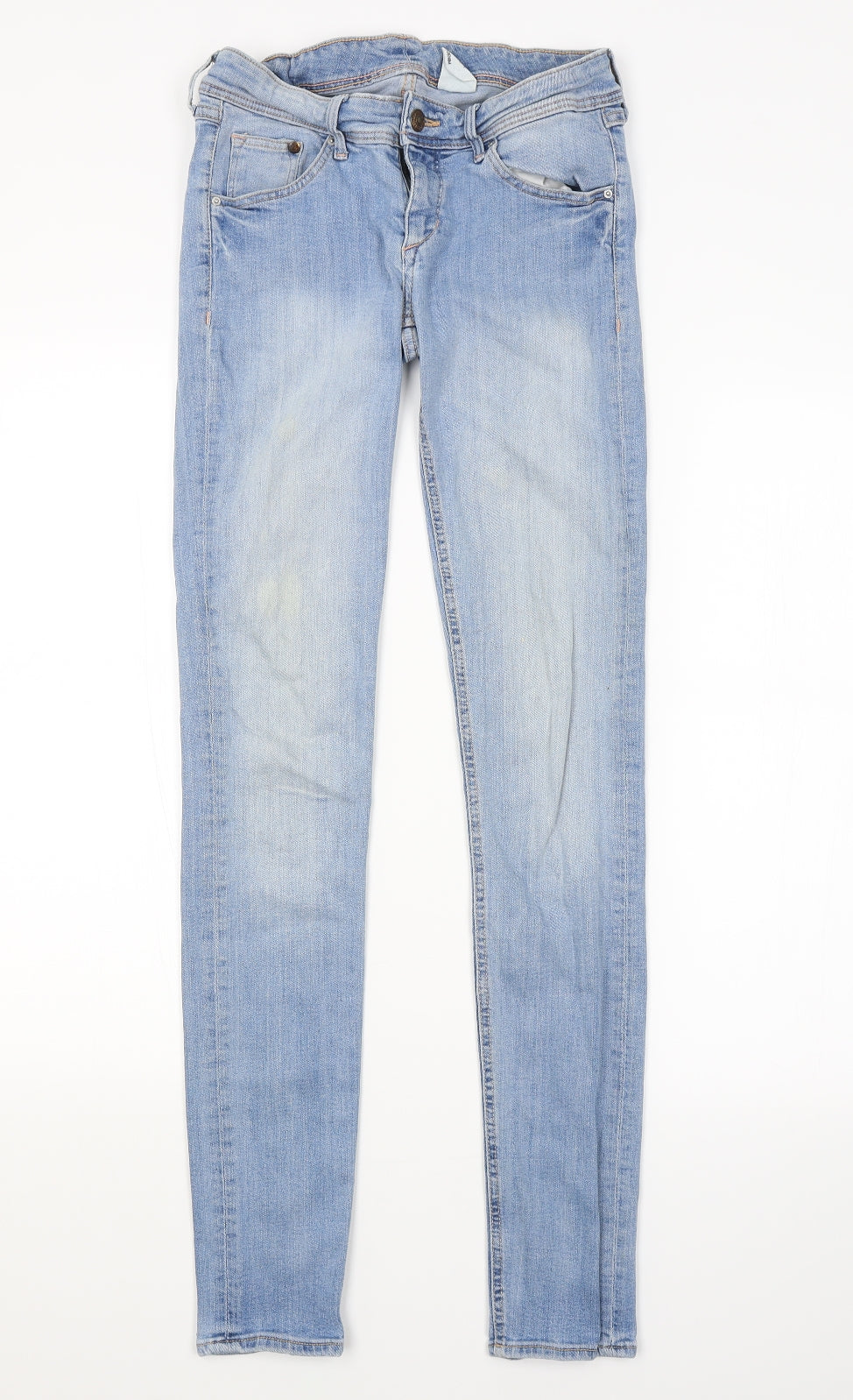 H&M Womens Blue   Skinny Jeans  L32 in