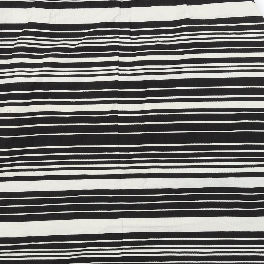 Miss Selfridge Womens Multicoloured Striped  A-Line Skirt Size 10