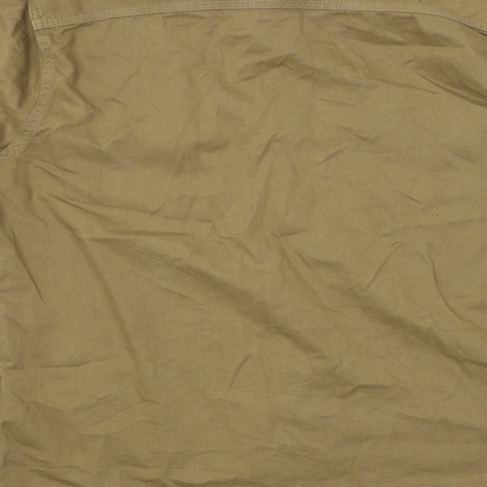 George Mens Brown    Button-Up Size S