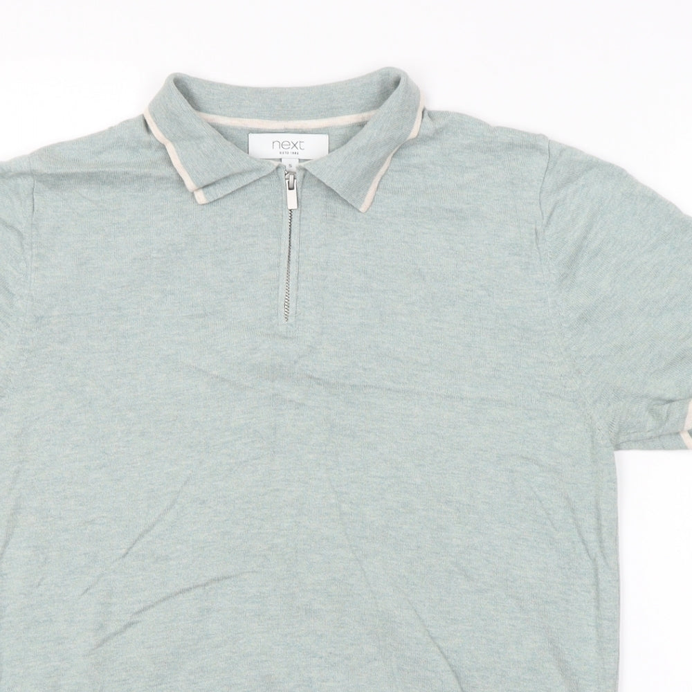 NEXT Mens Green    Polo Size S
