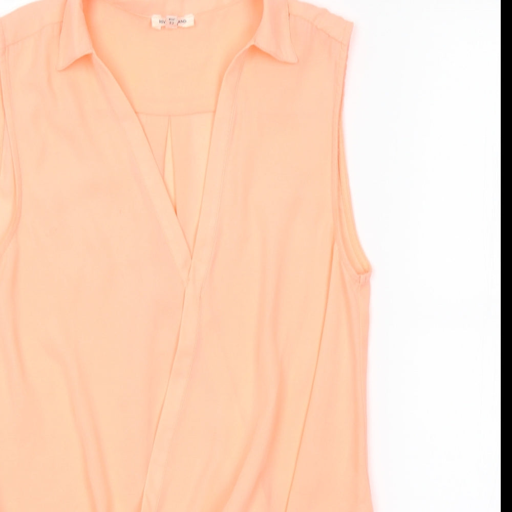 River Island Womens Pink   Basic Blouse Size 6