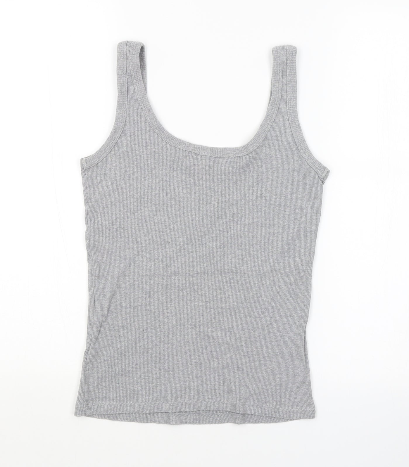 M&S Womens Grey   Basic Tank Size 10