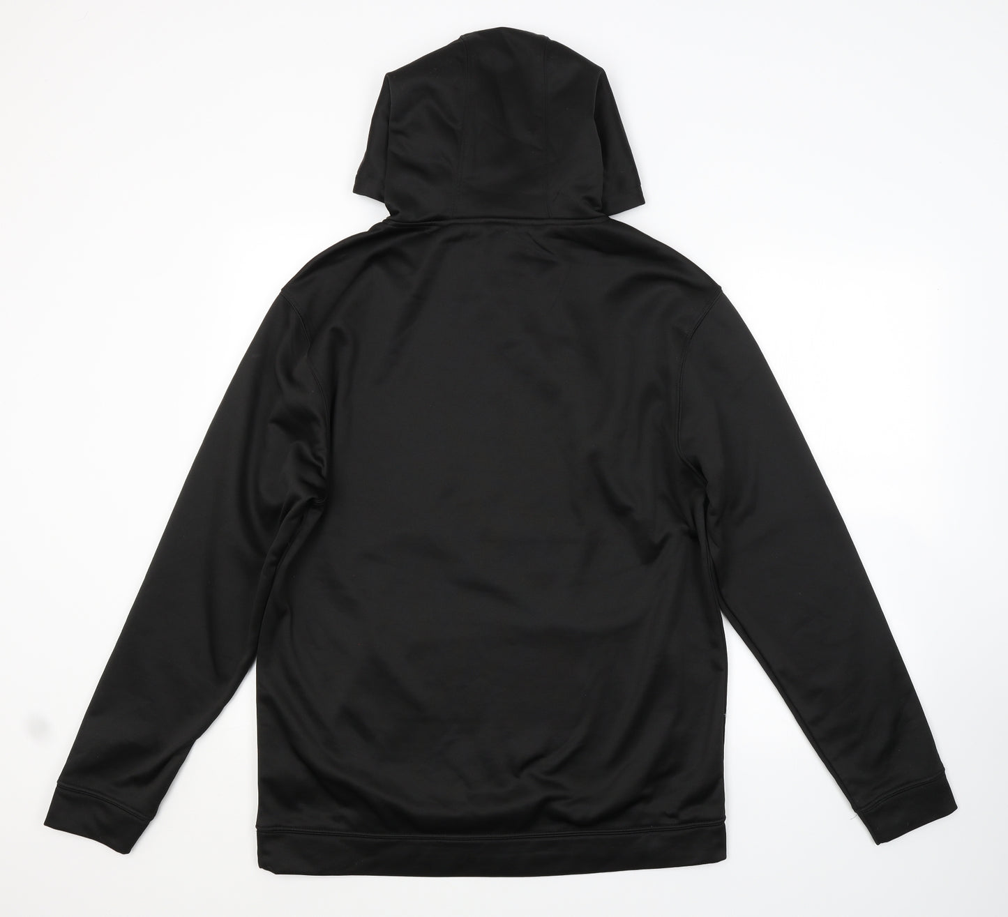 JUSTHOODS Mens Black   Pullover Hoodie Size L