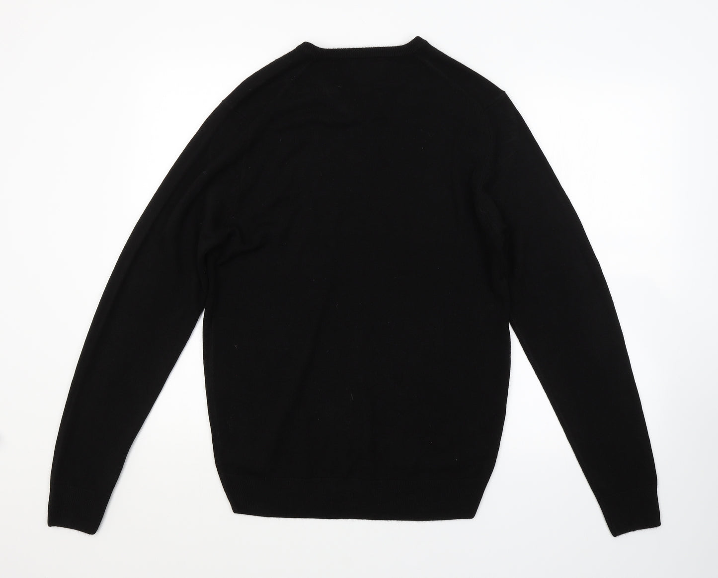 F&F Mens Black   Pullover Jumper Size S