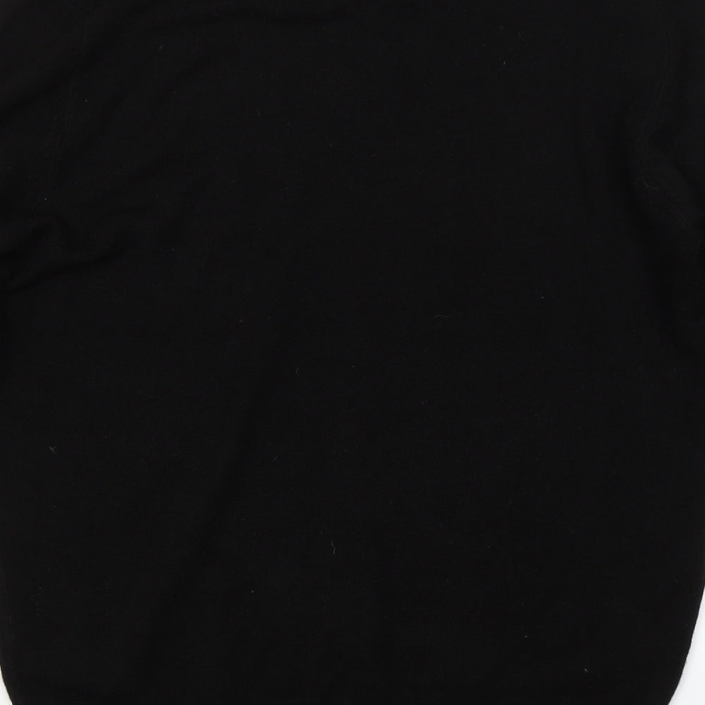 F&F Mens Black   Pullover Jumper Size S