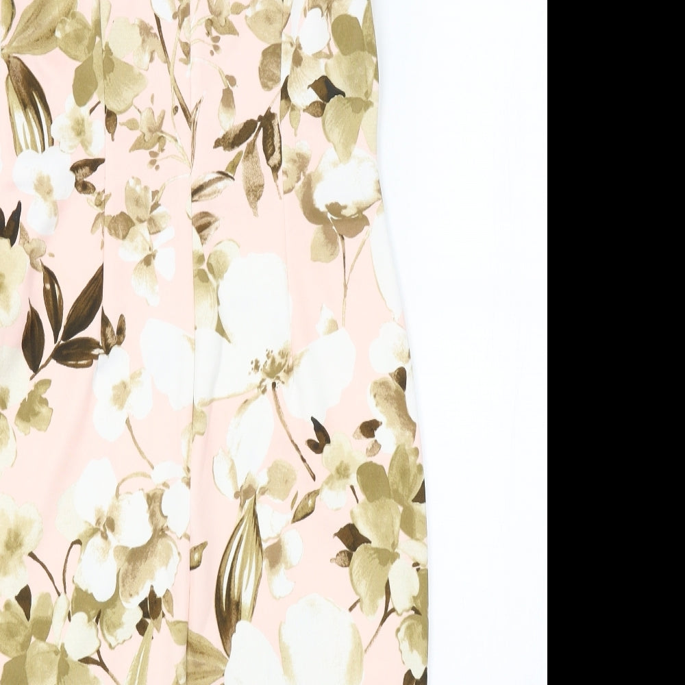 En Focus Studio Womens Pink Paisley  Pencil Dress  Size 6