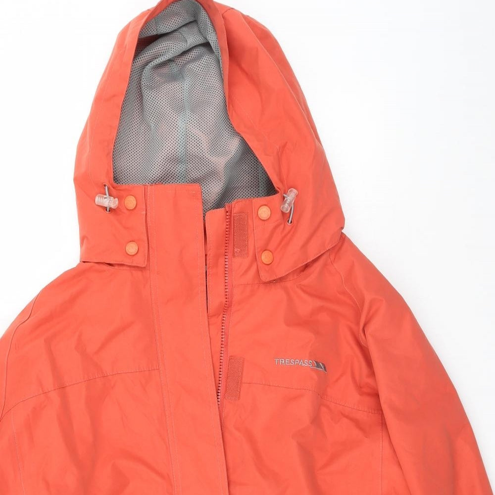 Trespass Mens Orange   Rain Coat Coat Size XL