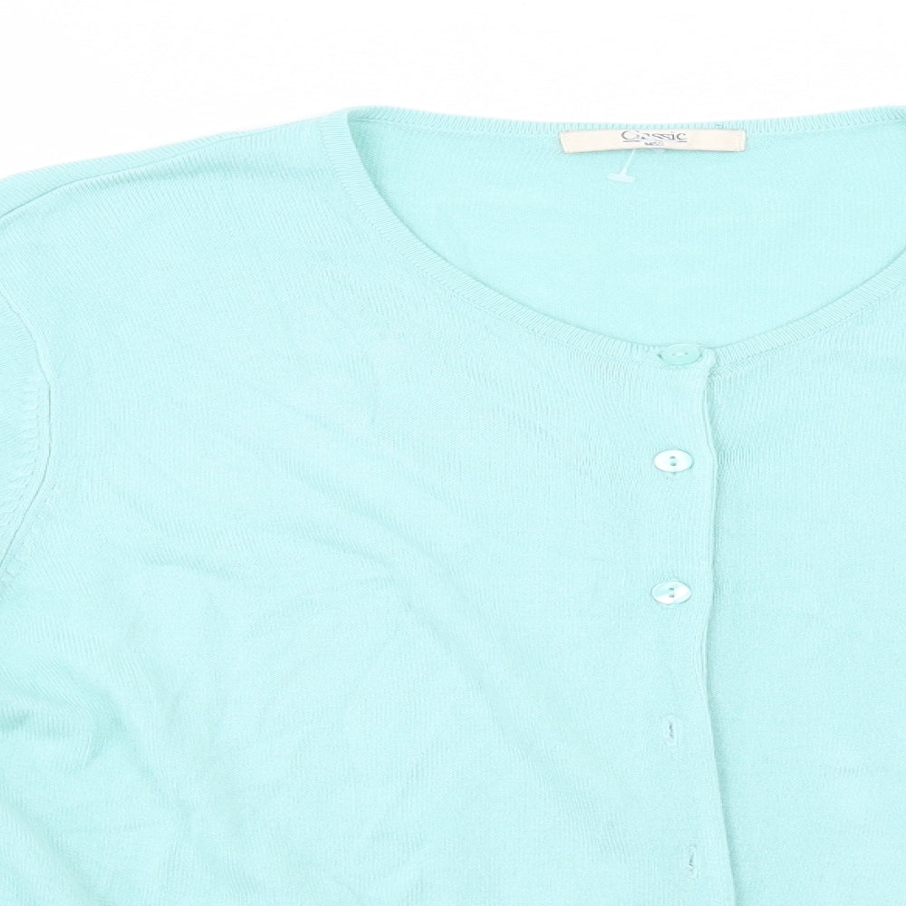 Marks and Spencer Womens Blue   Cardigan Jumper Size 18