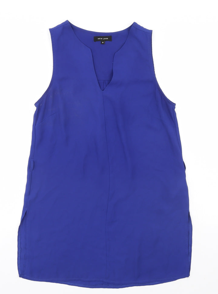 New Look Womens Blue   Basic Tank Size 8