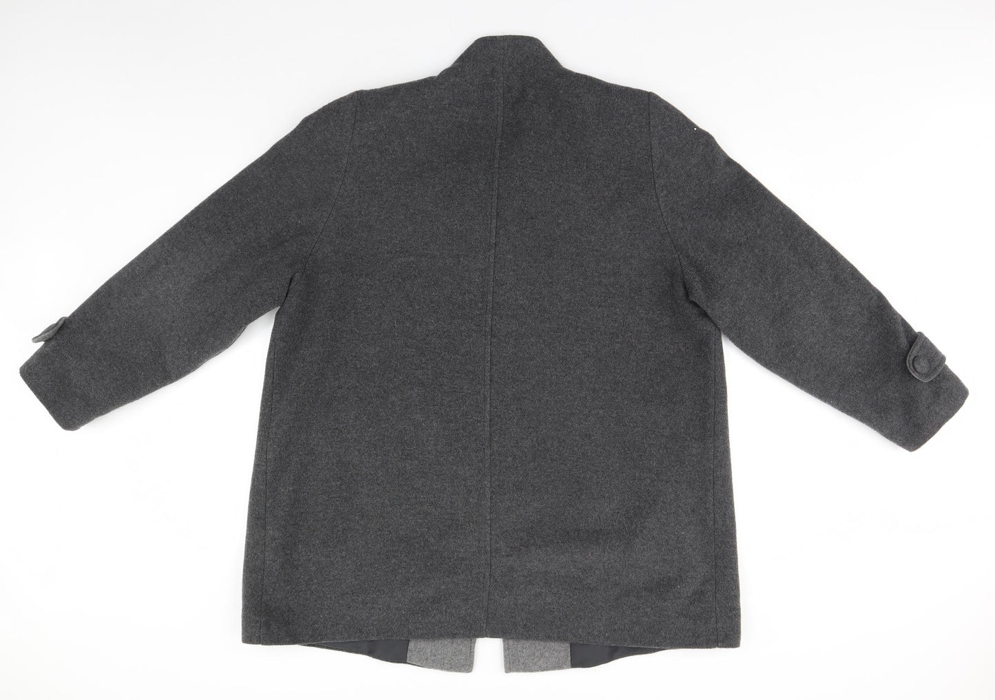EWM Womens Grey   Overcoat Coat Size 16