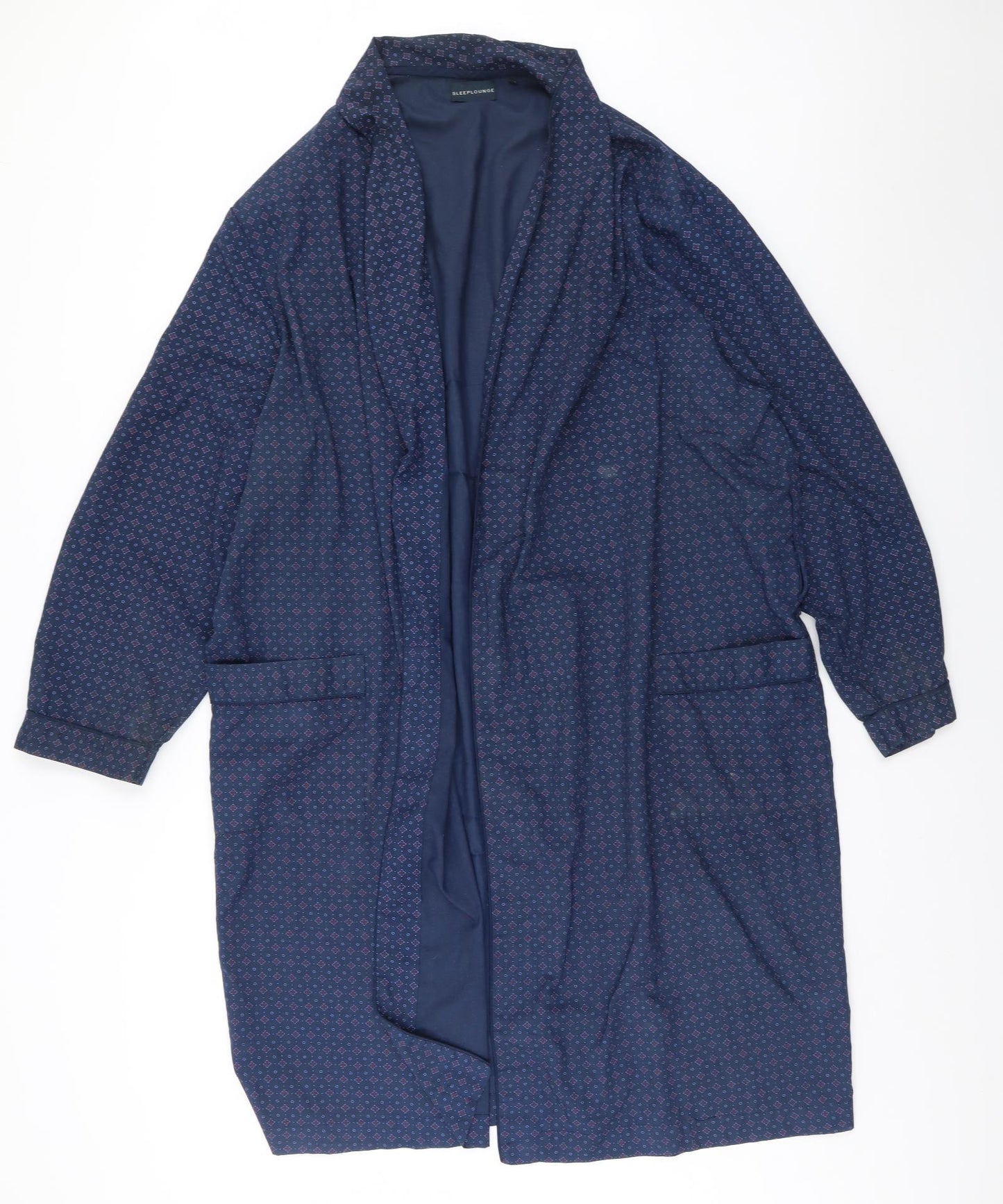 BHS Mens Blue Polka Dot   Gown Size XL