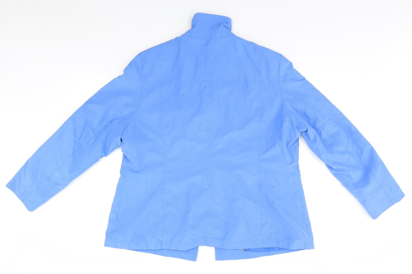 Marks and Spencer Womens Blue   Overcoat Jacket Size 18