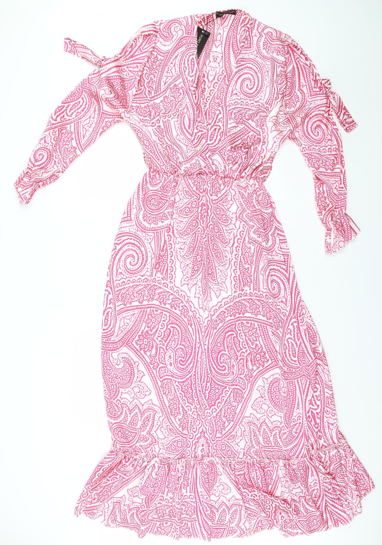 Port Boutique Womens White Fair Isle  A-Line