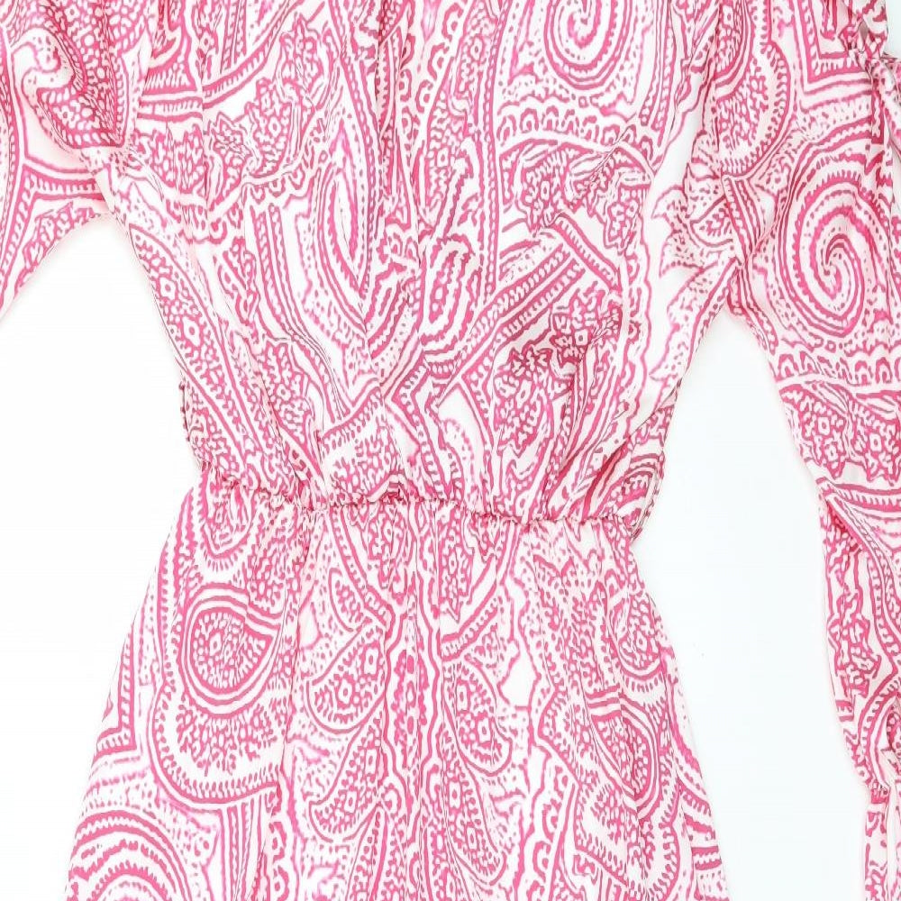 Port Boutique Womens White Fair Isle  A-Line
