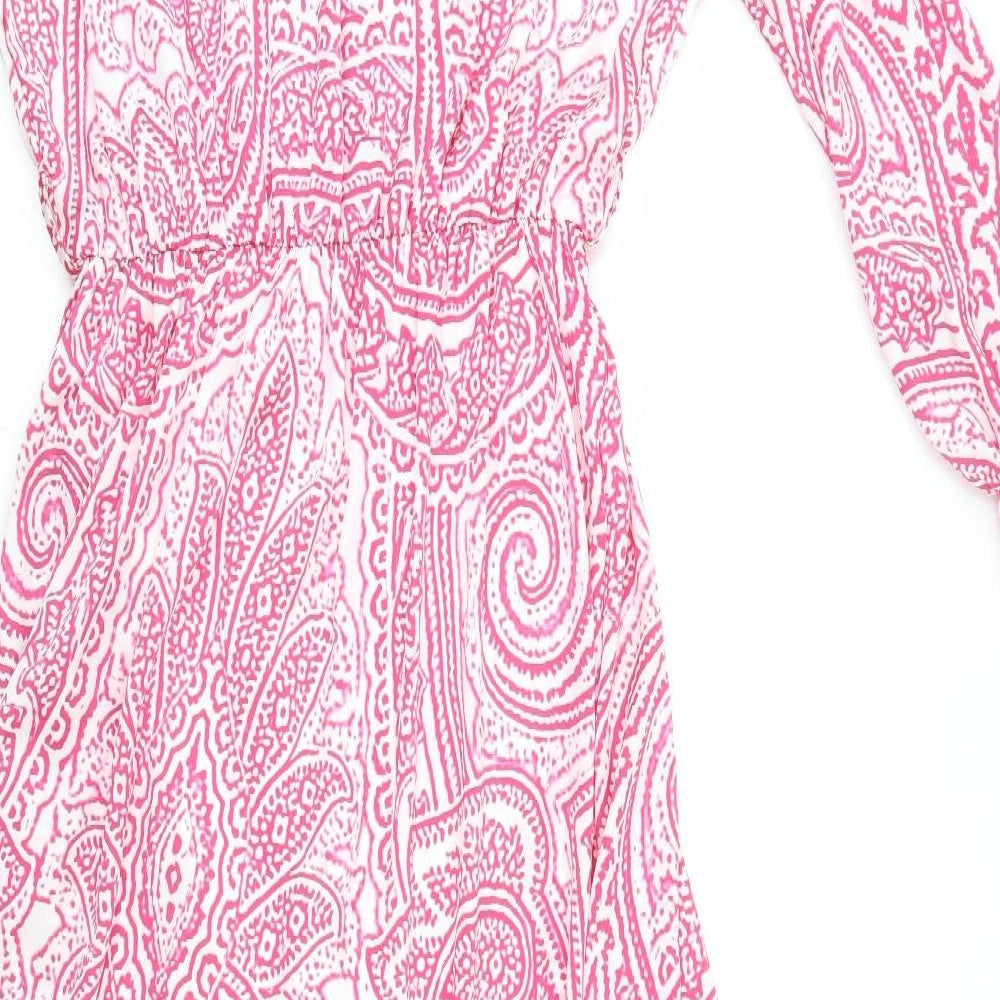 Port Boutique Womens White Fair Isle  A-Line