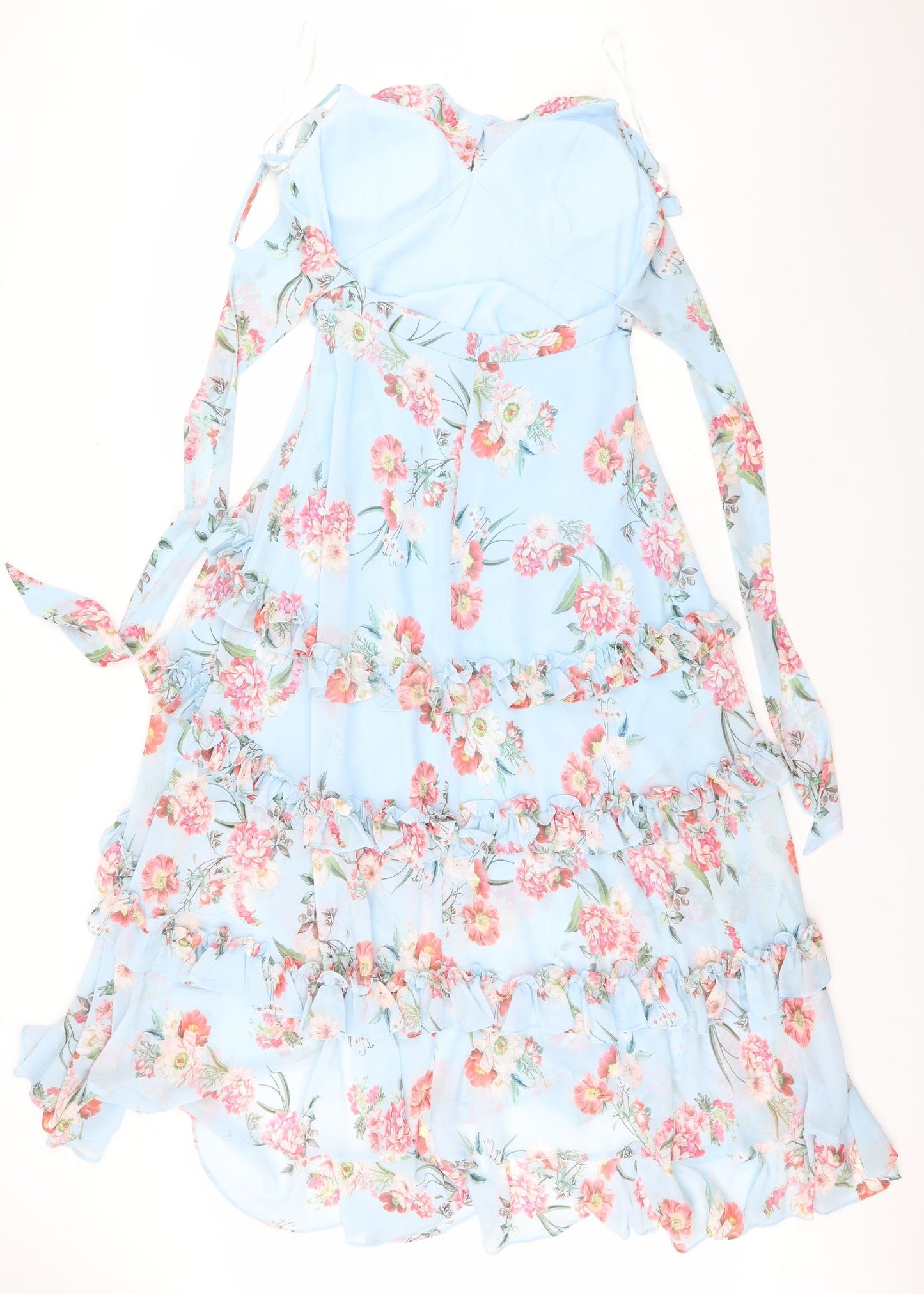 Forever New Womens Blue Floral  A-Line  Size 10