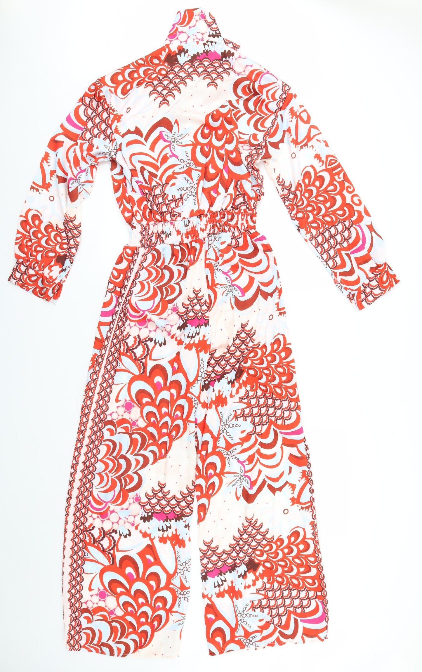 New collection Womens White Floral  Jumpsuit One-Piece  L28 in