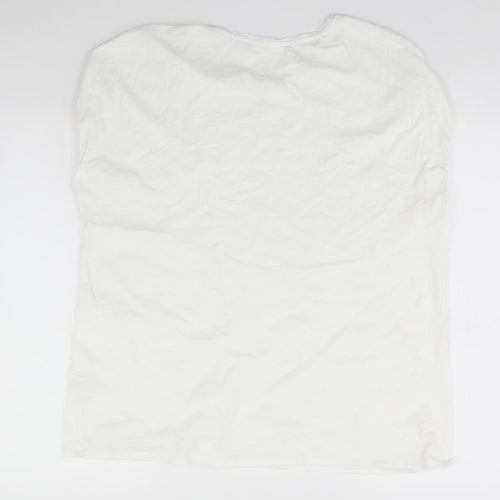 Preworn Womens White   Basic Blouse Size 18