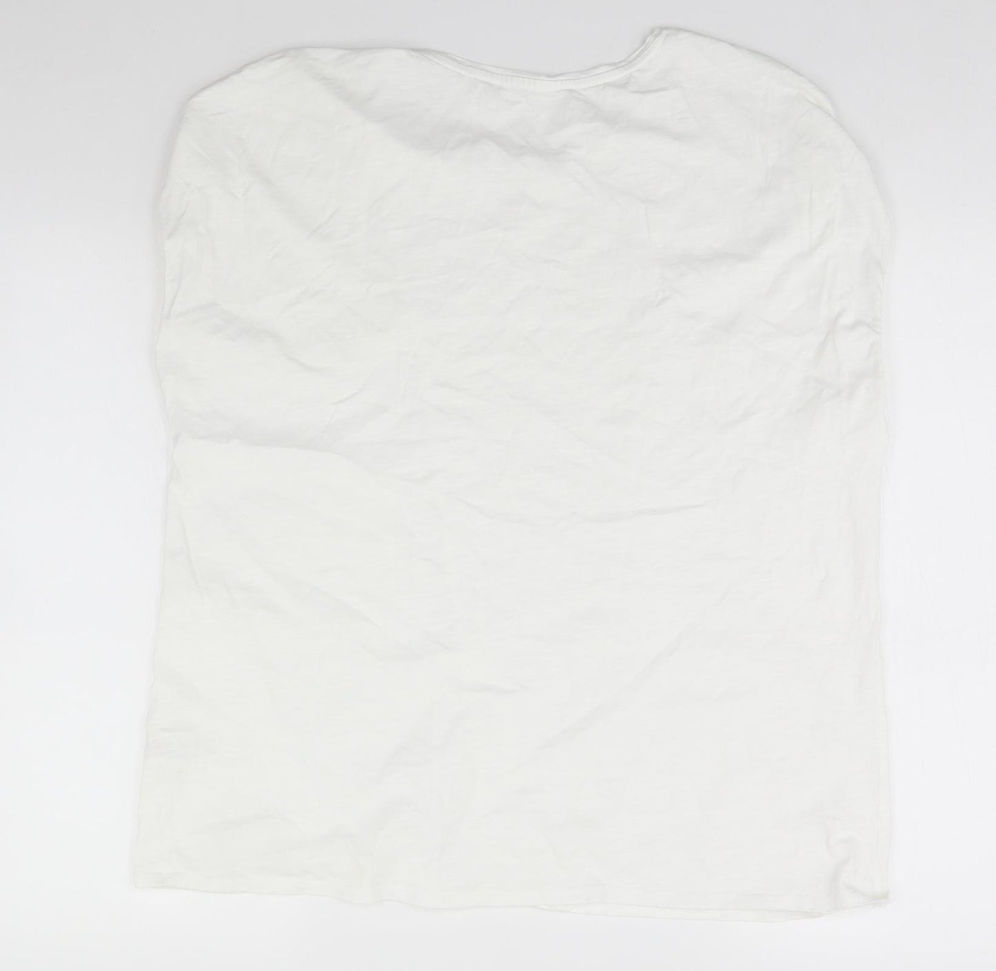 Preworn Womens White   Basic Blouse Size 18