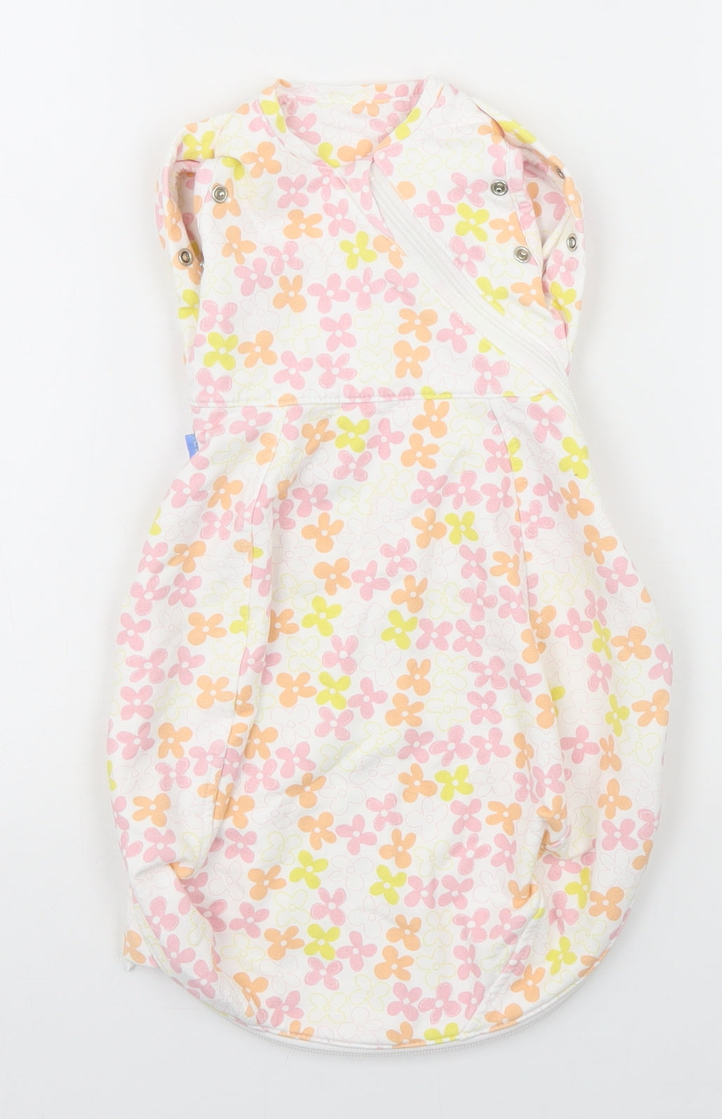 Gro Company Baby White Floral  Babygrow One-Piece Size 0-3 Months
