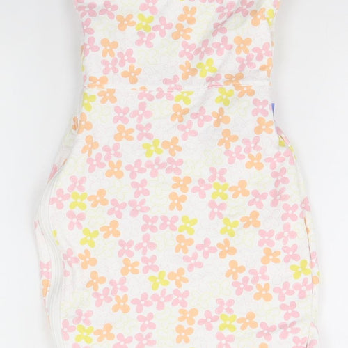 Gro Company Baby White Floral  Babygrow One-Piece Size 0-3 Months