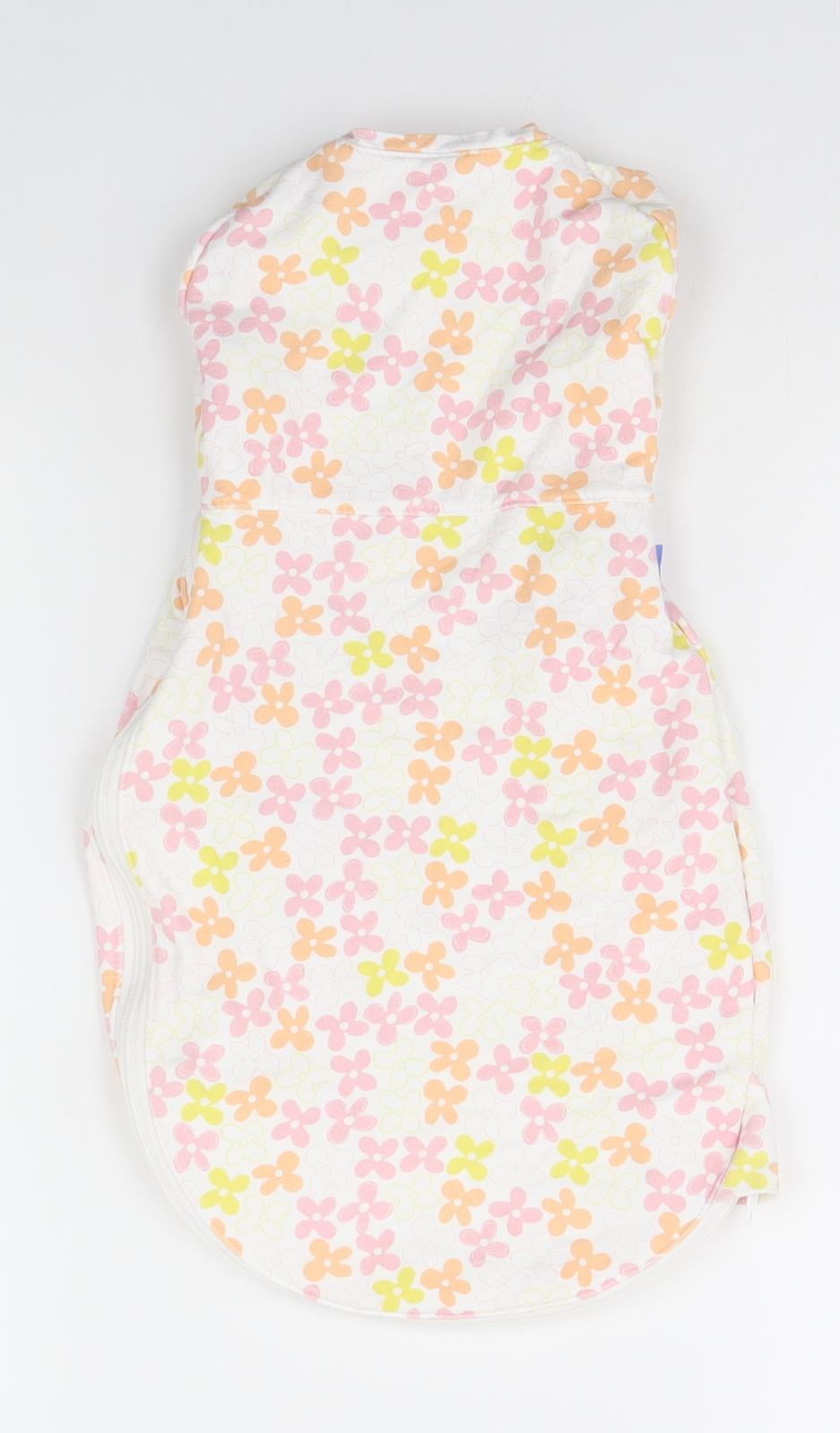 Gro Company Baby White Floral  Babygrow One-Piece Size 0-3 Months
