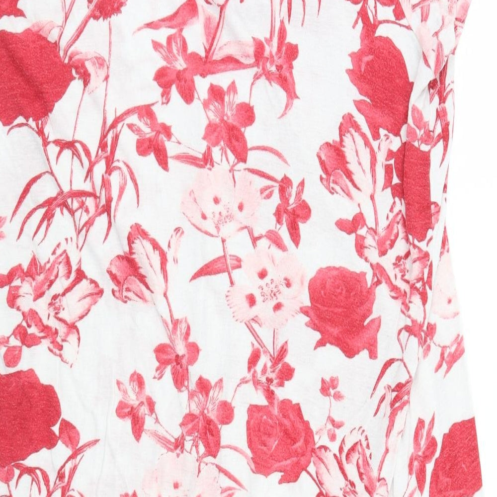 Klass Womens White Floral  A-Line  Size 2XL