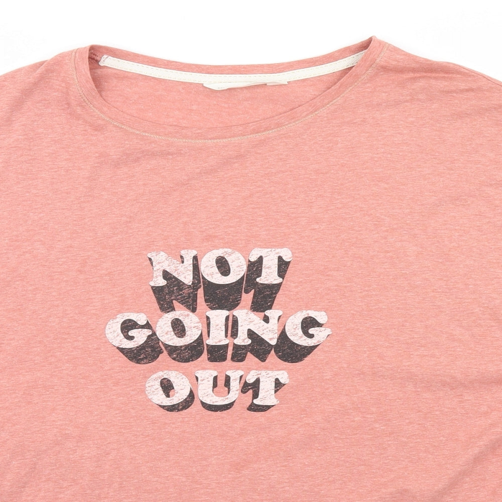 Marks and Spencer Womens Pink   Basic T-Shirt Size 22  - Not Going out