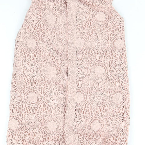 mamas & papas Baby Pink Geometric  Babygrow One-Piece Size 9-12 Months