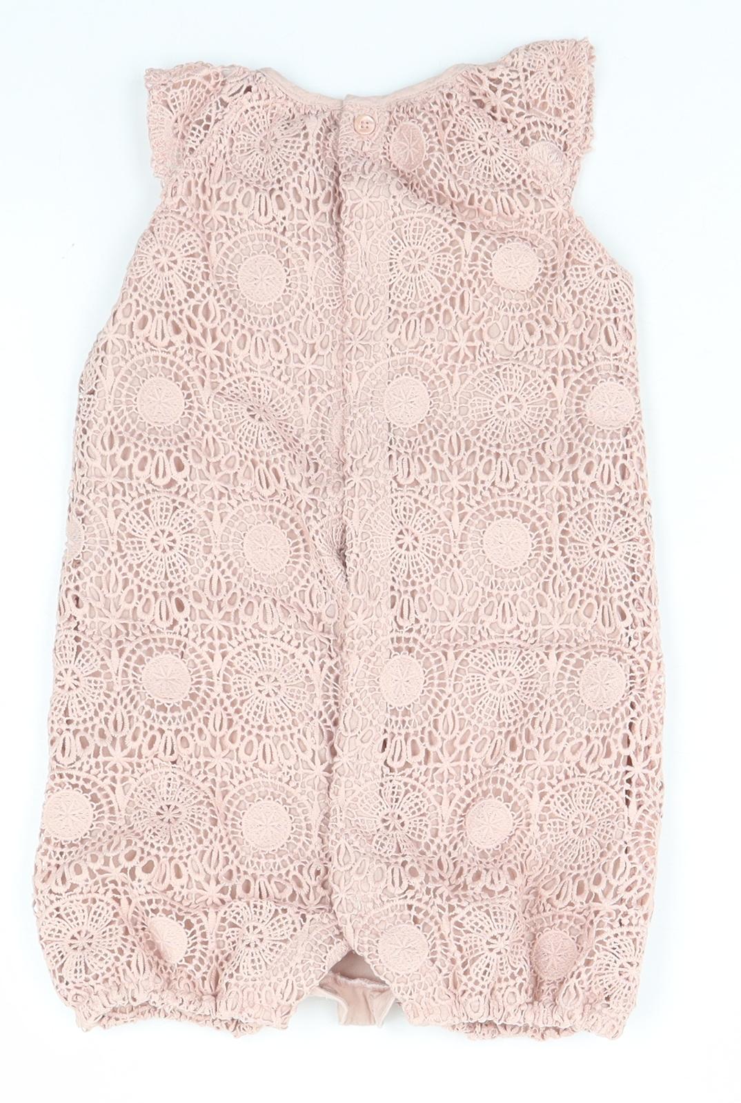 mamas & papas Baby Pink Geometric  Babygrow One-Piece Size 9-12 Months